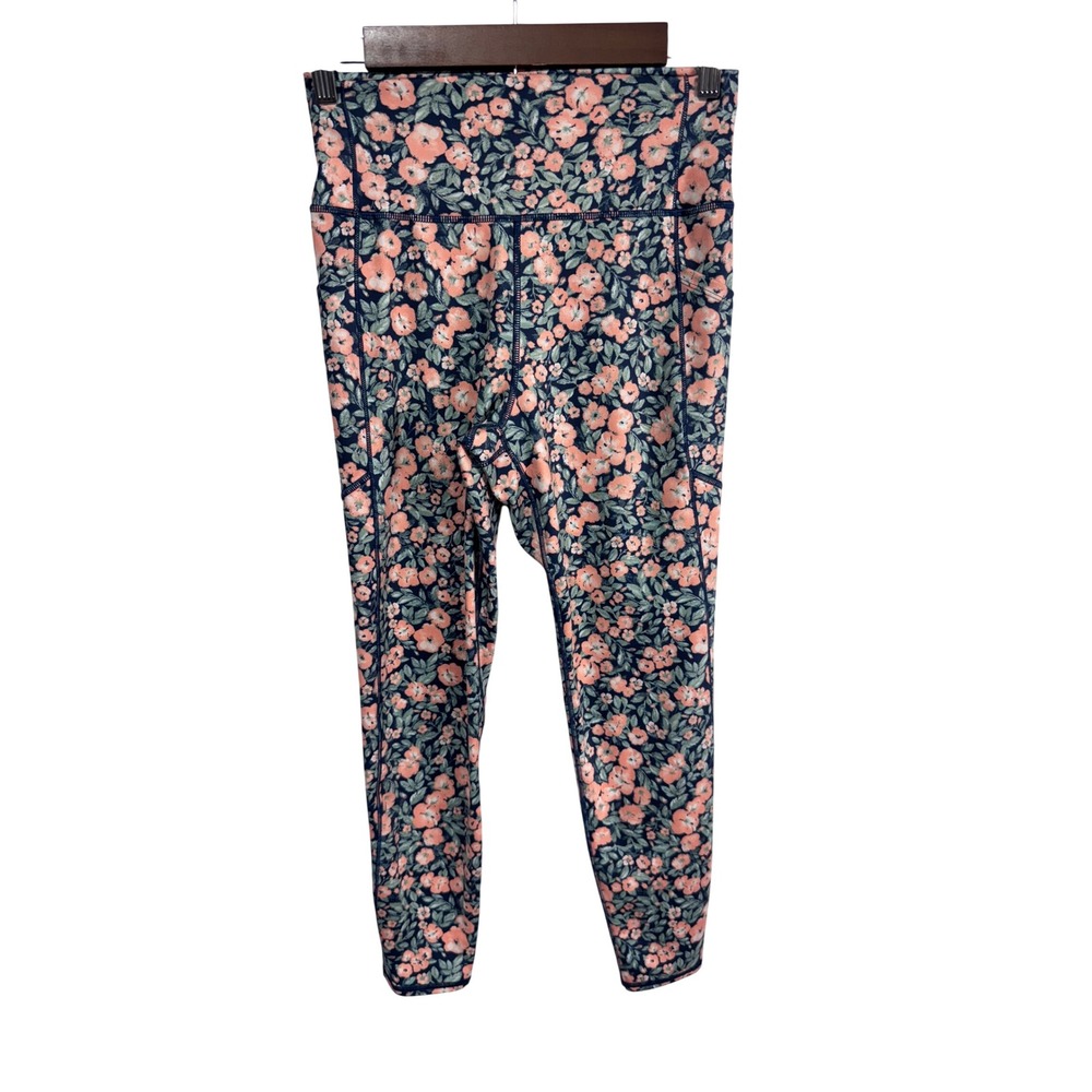 GapFit M Multi Floral PowerMove‎ High Rise Ankle Legging Women's